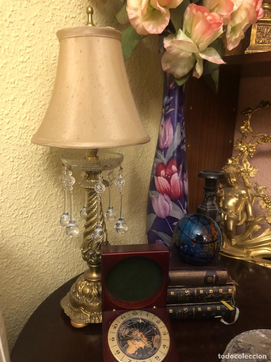 Oggetti Antichi: Bonita l&aacute;mpara de bronce antigua