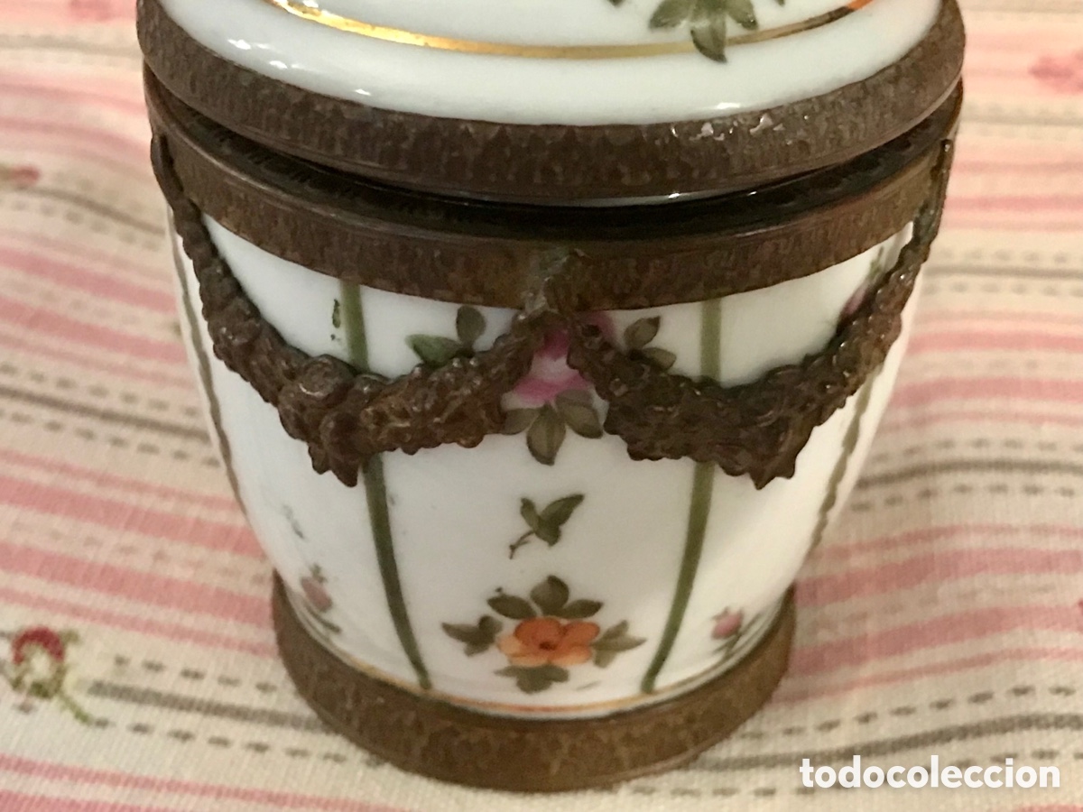 Antig&uuml;edades: Tintero de porcelana S.XIX - Foto 8
