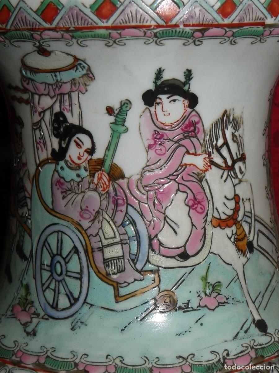 Antig&uuml;edades: Pareja de jarrones de Cant&oacute;n, China, S-XIX - Foto 11
