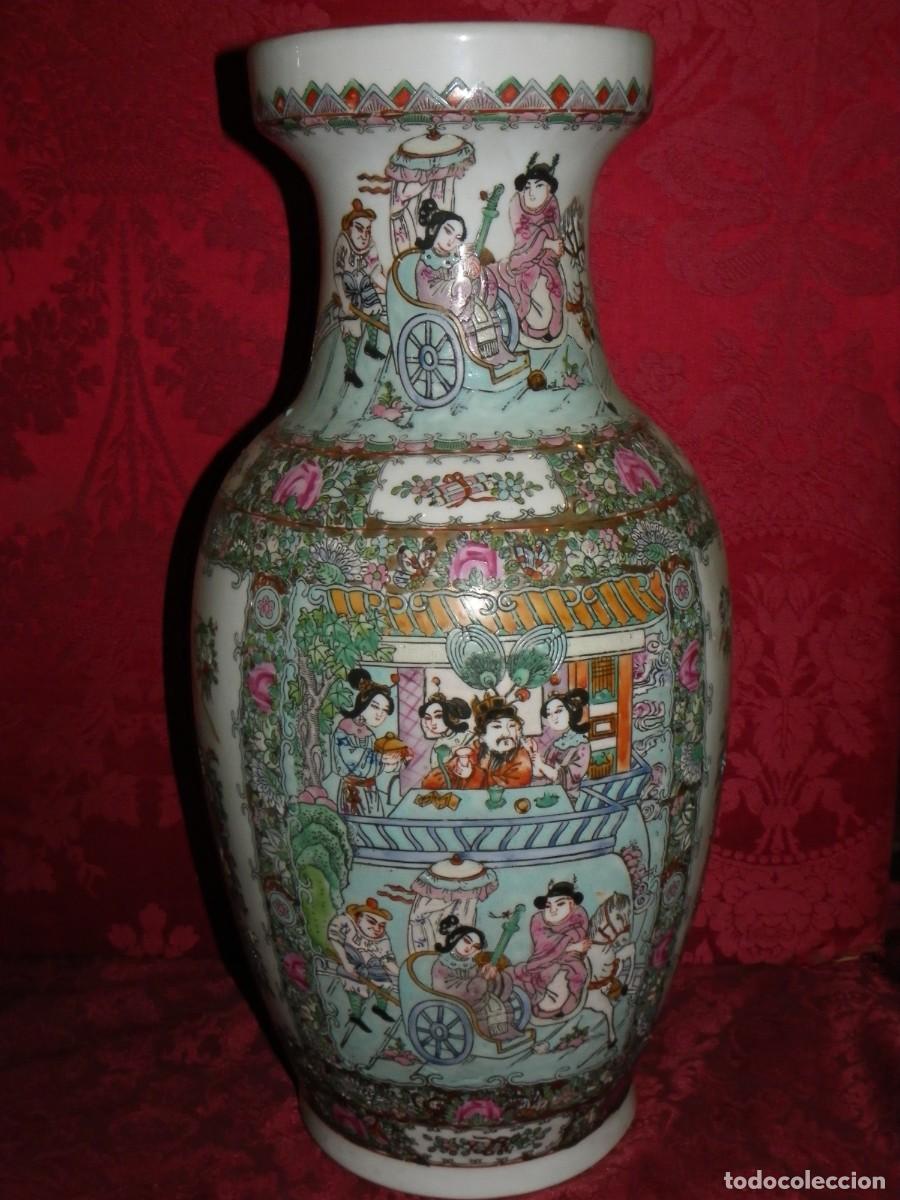 Antig&uuml;edades: Pareja de jarrones de Cant&oacute;n, China, S-XIX - Foto 12