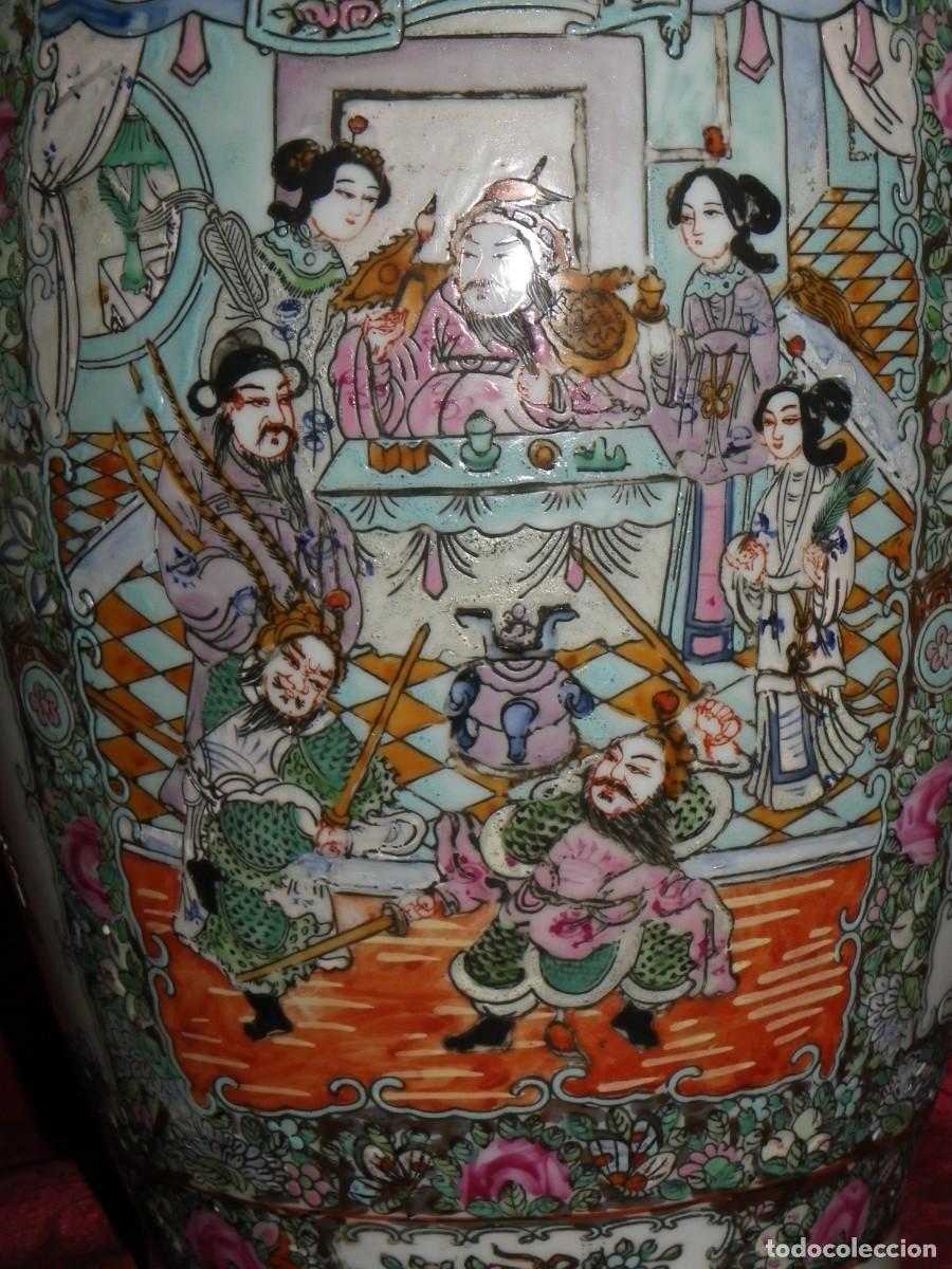Antig&uuml;edades: Pareja de jarrones de Cant&oacute;n, China, S-XIX - Foto 15