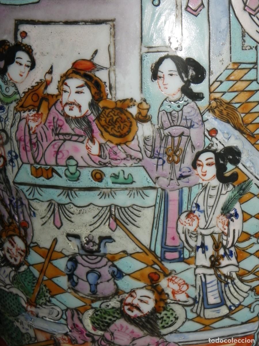 Antig&uuml;edades: Pareja de jarrones de Cant&oacute;n, China, S-XIX - Foto 17