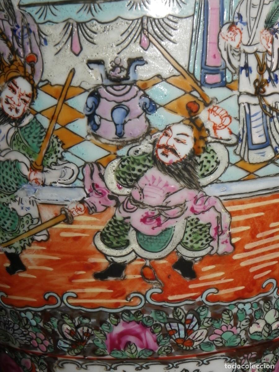 Antig&uuml;edades: Pareja de jarrones de Cant&oacute;n, China, S-XIX - Foto 18
