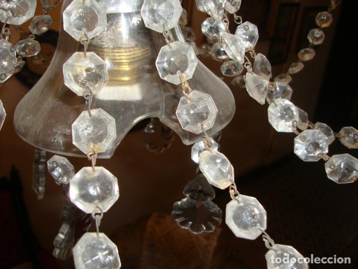 Antig&uuml;edades: lampara de cristal, gran tama&ntilde;o - Foto 4