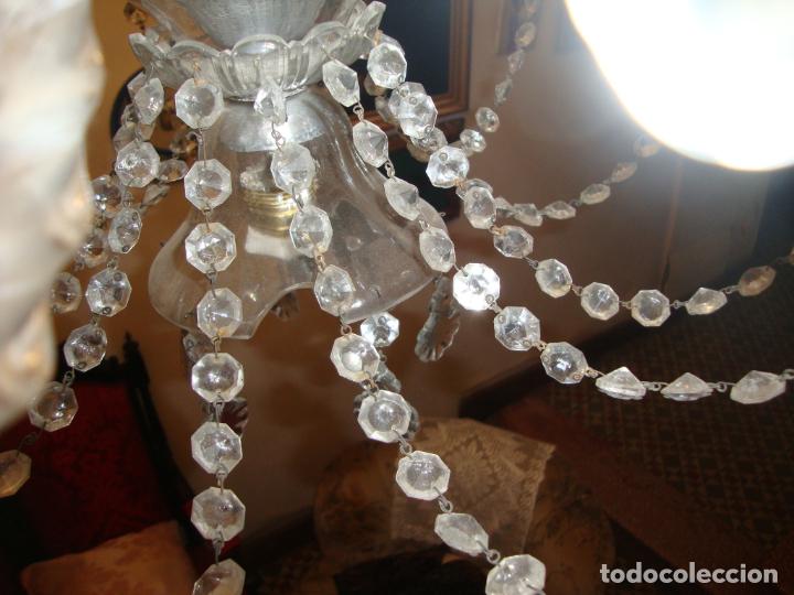 Antig&uuml;edades: lampara de cristal, gran tama&ntilde;o - Foto 7