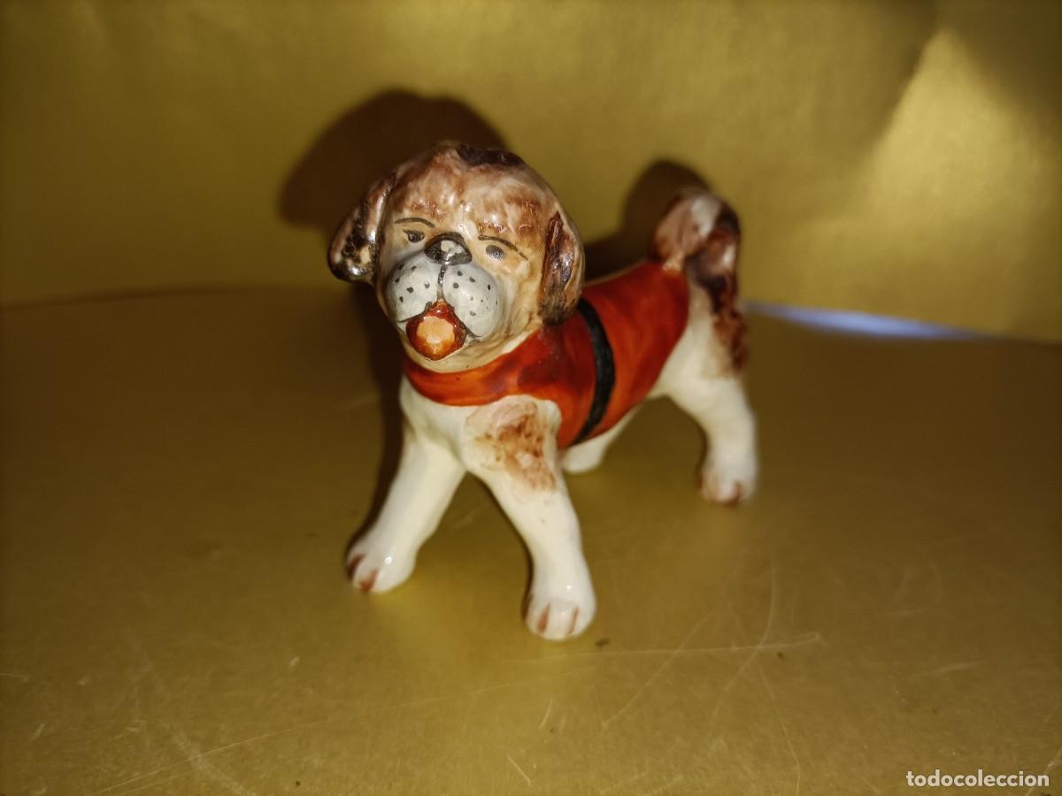 Antiquit&auml;ten: ANTIGUO PERRITO EN PORCELANA A. PEYRO
