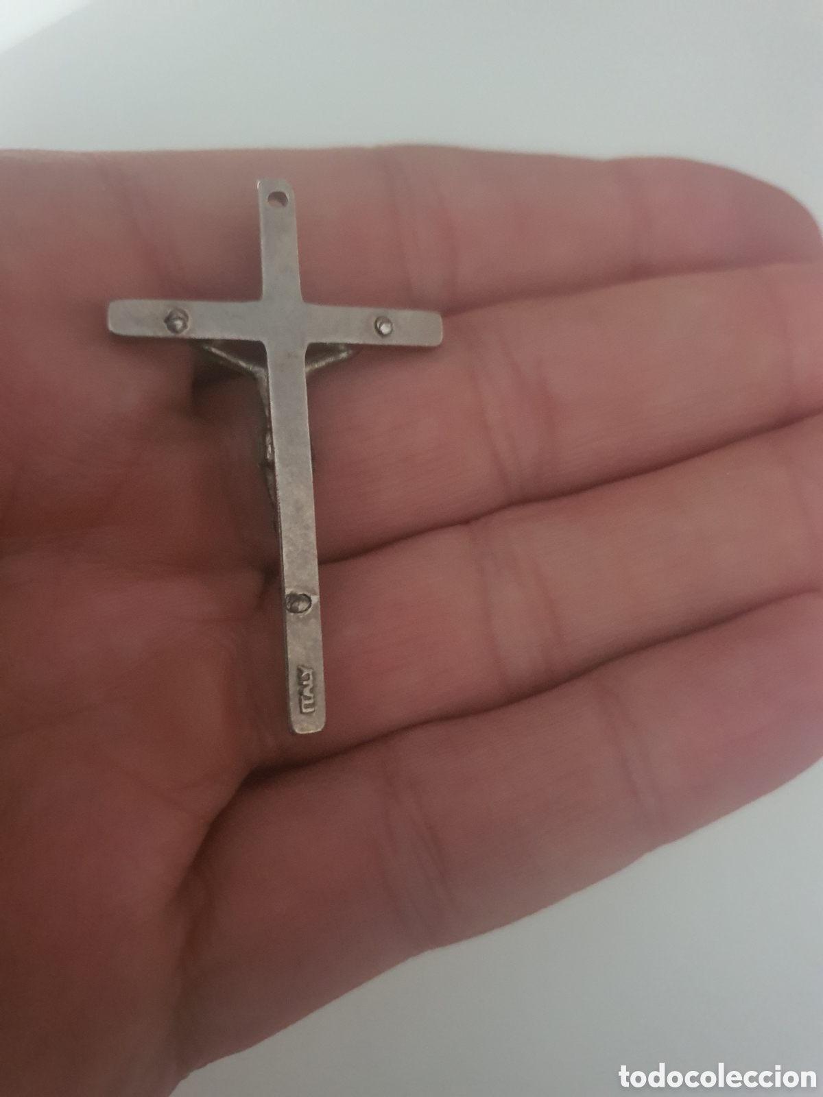 Antig&uuml;edades: crucifijo comprado en Roma - Foto 2