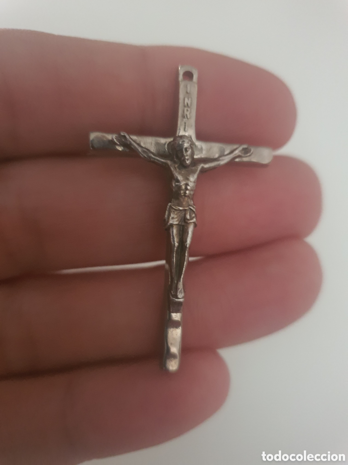 Antig&uuml;edades: crucifijo comprado en Roma - Foto 1