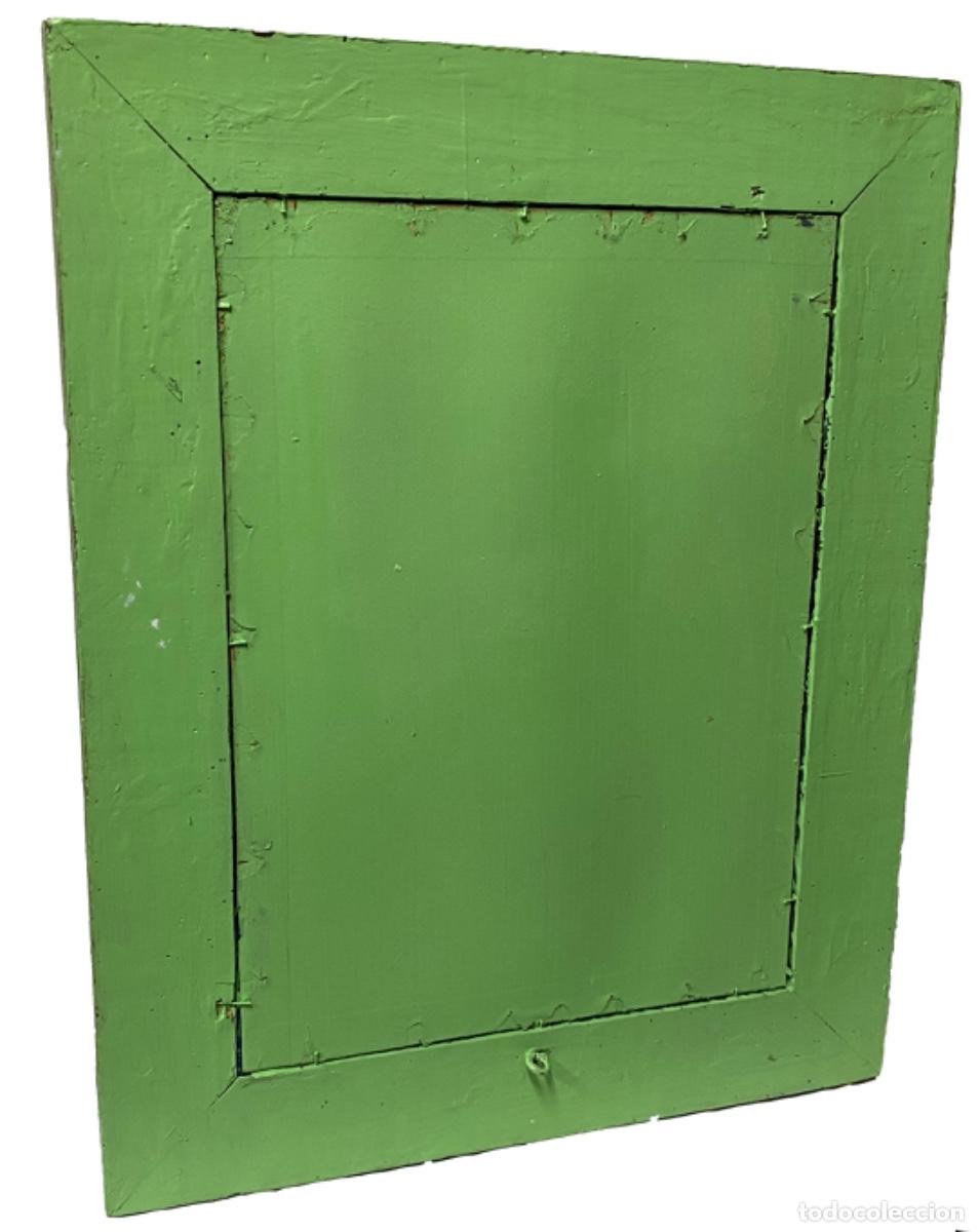 Antig&uuml;edades: Espejo verde Mint - Foto 2