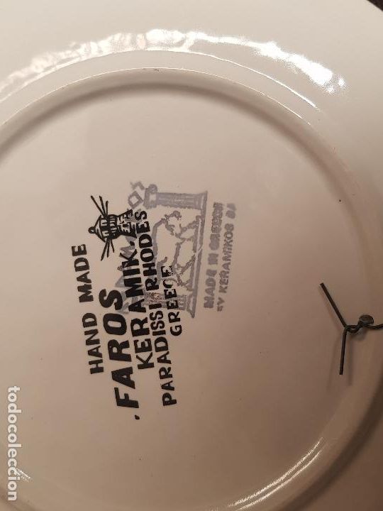 Antig&uuml;edades: PLATO COLGAR RHODES - Foto 2