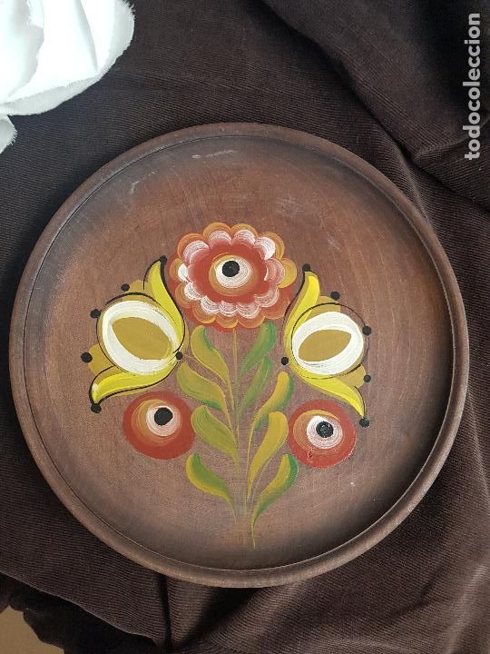 Antig&uuml;edades: PLATO MADERA - Foto 1