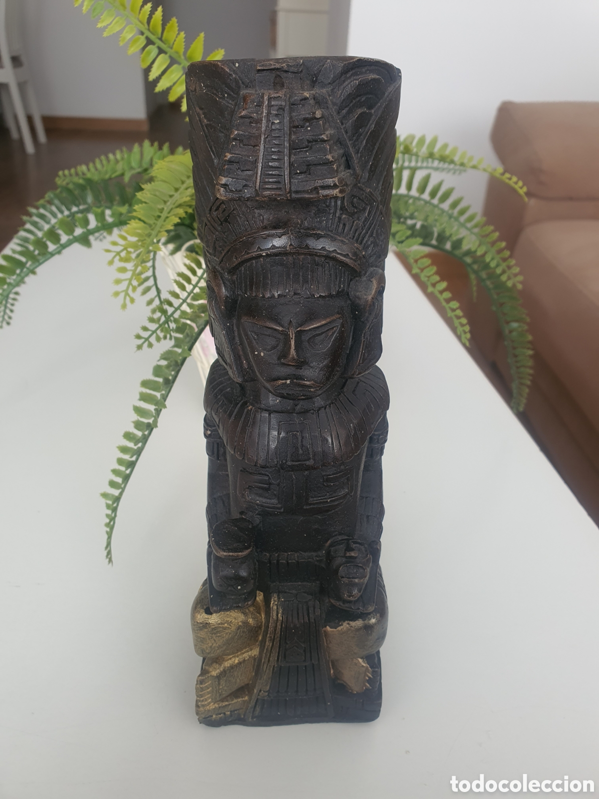 Oggetti Antichi: Antiguo figura maya en piedra