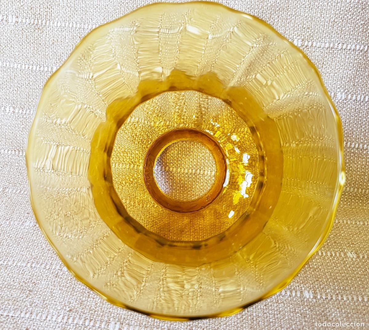 Antig&uuml;edades: Antiguo Farol de Forja con Cristal Ambar - Foto 17