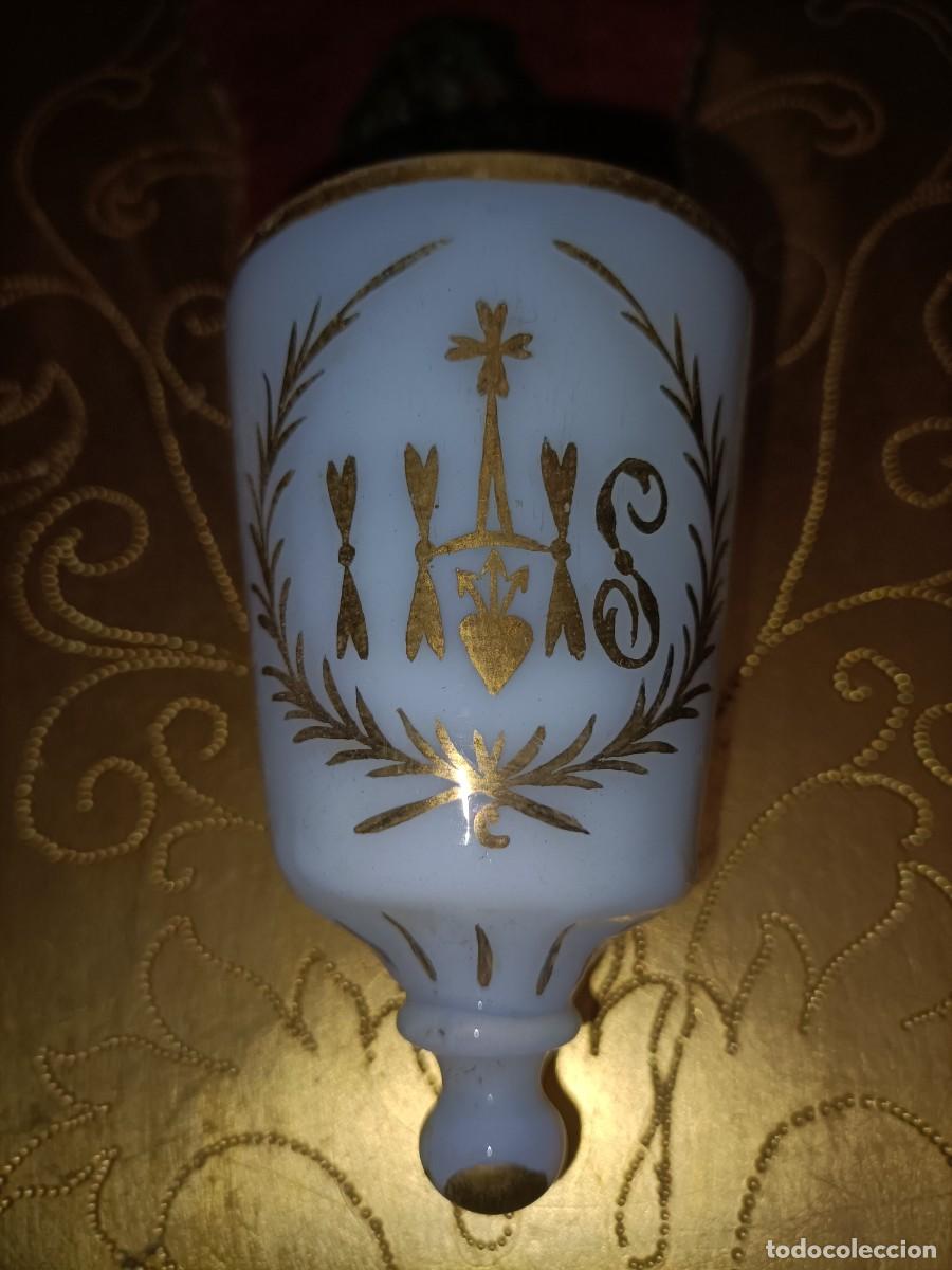 Antig&uuml;edades: ANTIGUA BENDITERA CRISTAL DE LA GRANJA - Foto 3