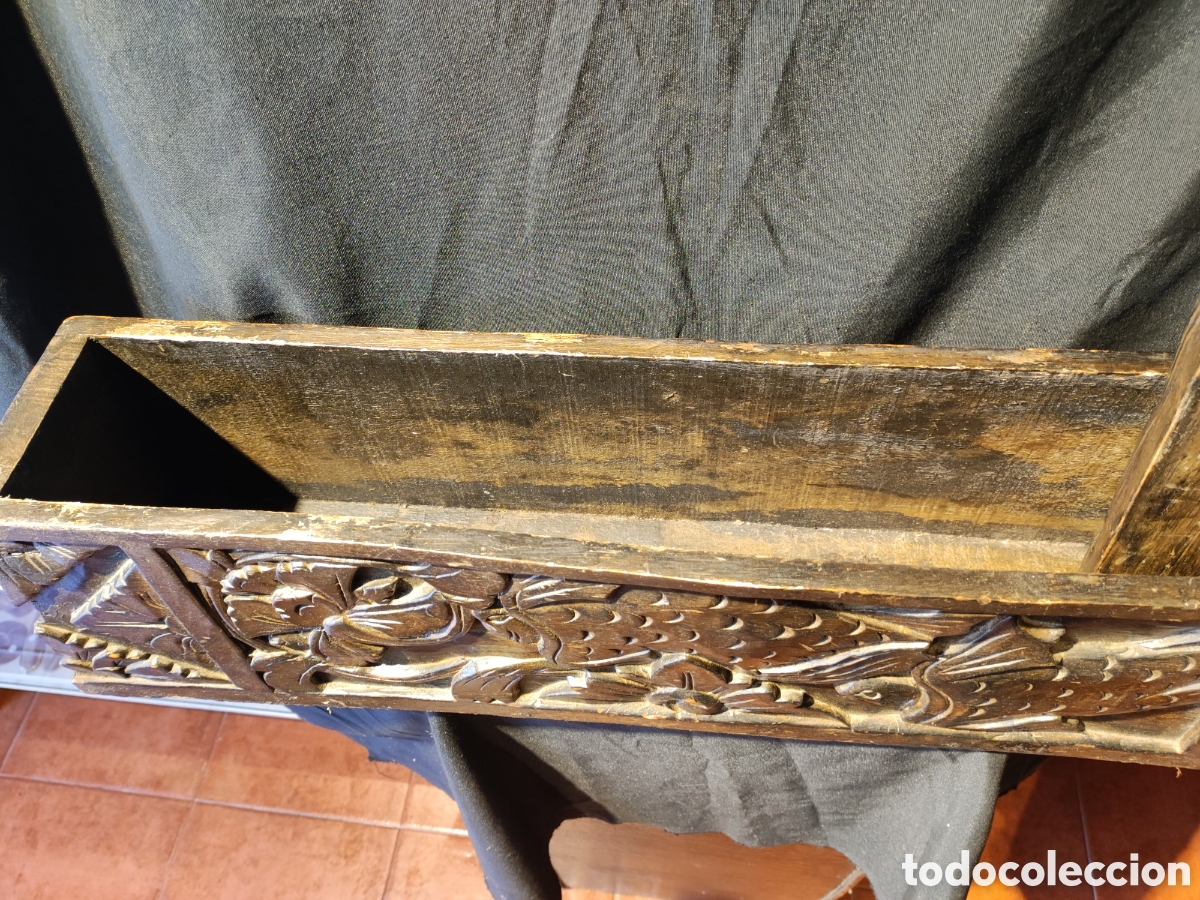 Antig&uuml;edades: Arqueta tallada madera - Foto 8