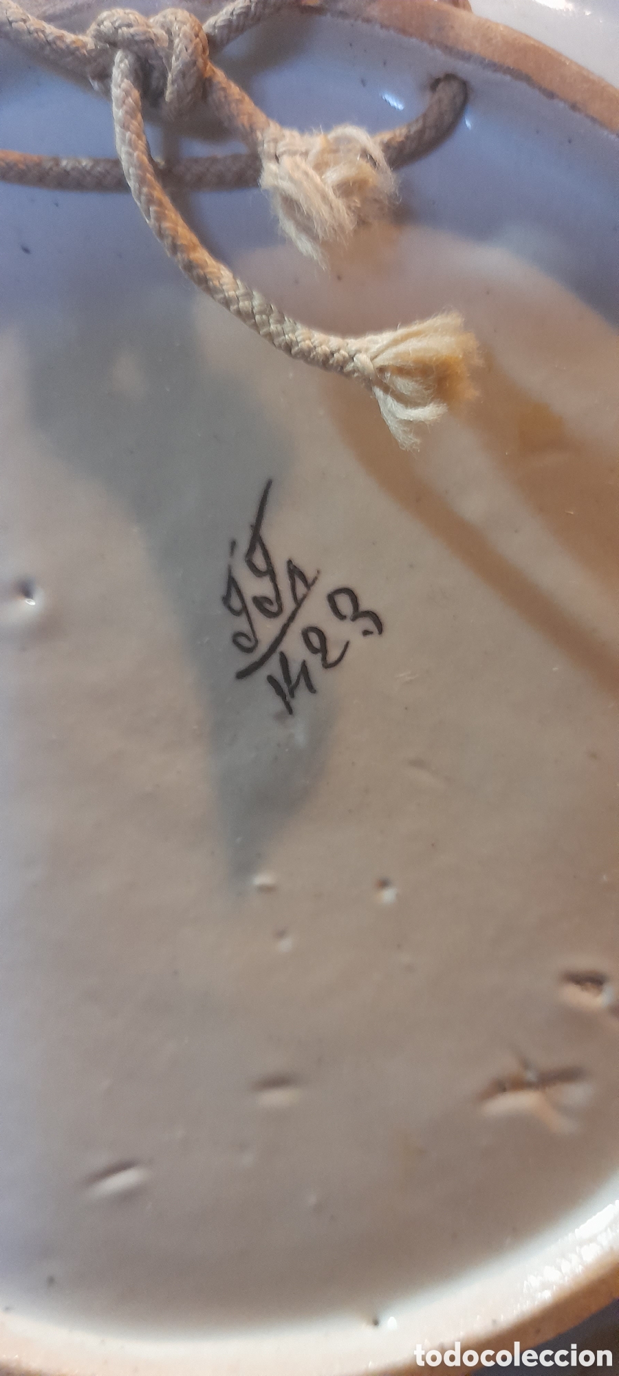 Antig&uuml;edades: Plato pintado antiguo - Foto 8