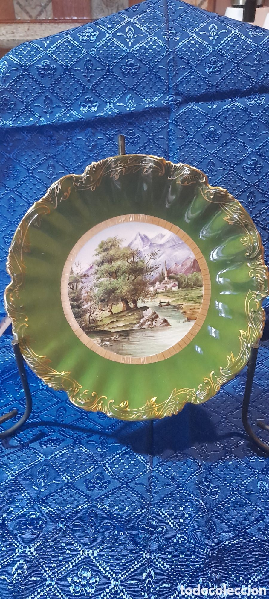 Antig&uuml;edades: Plato Limoges escenas campestres - Foto 1