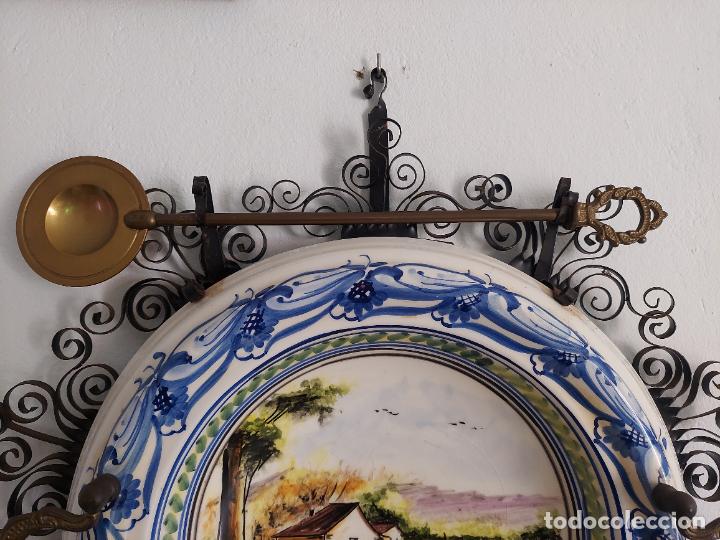 Antig&uuml;edades: Brasero de cer&aacute;mica y forja - Foto 8