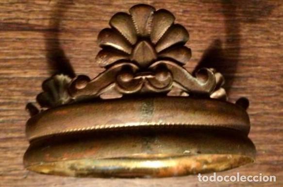 Antig&uuml;edades: CORONA DE BRONCE ANTIGUA - Foto 2