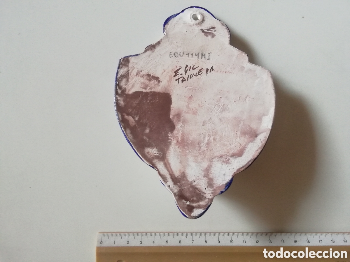 Antig&uuml;edades: BENDITERA E. GIL CER&Aacute;MICA DE TALAVERA - Foto 6