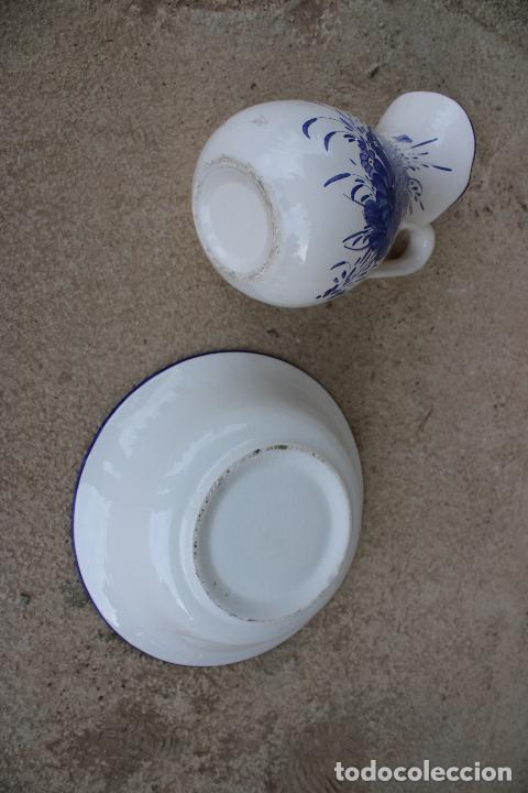 Antig&uuml;edades: jarra y palangana azul - Foto 2