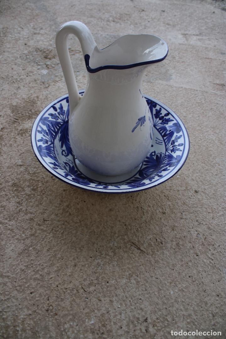 Antig&uuml;edades: jarra y palangana azul - Foto 5