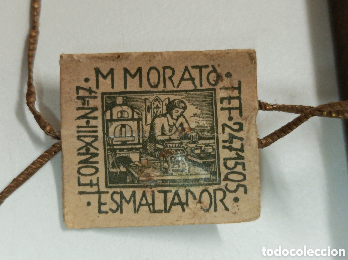 Antig&uuml;edades: Cruz Modest Morat&oacute; esmalte - Foto 4
