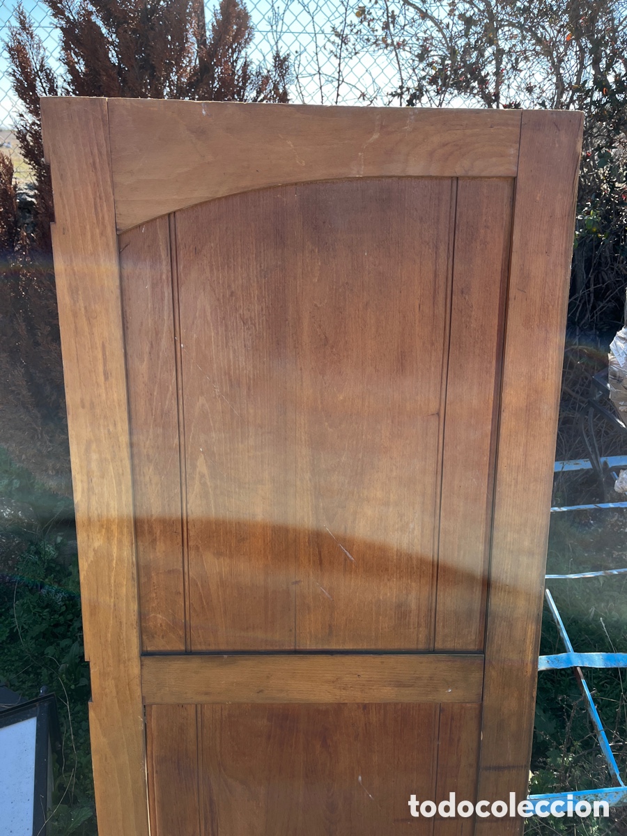 Antig&uuml;edades: Puerta de madera antigua. Cabecero. - Foto 2