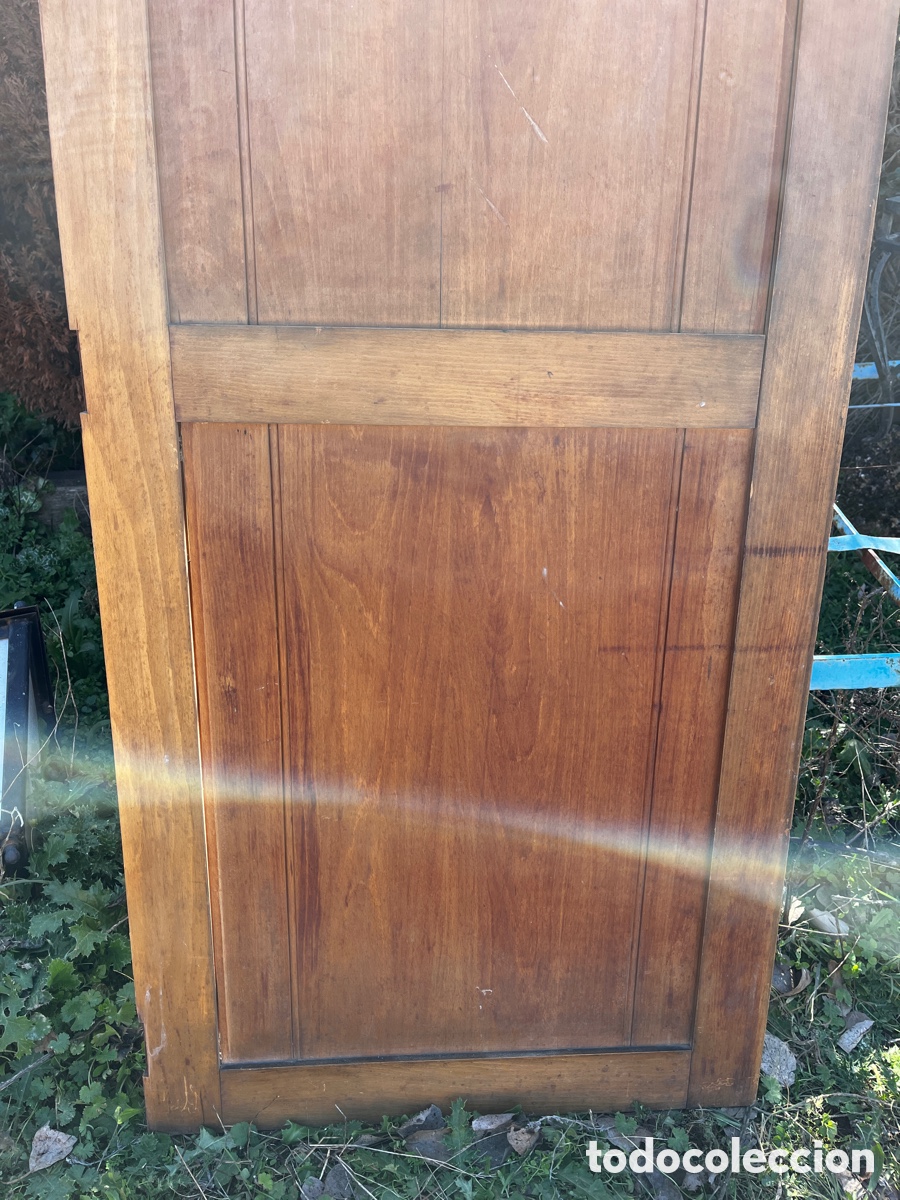 Antig&uuml;edades: Puerta de madera antigua. Cabecero. - Foto 3