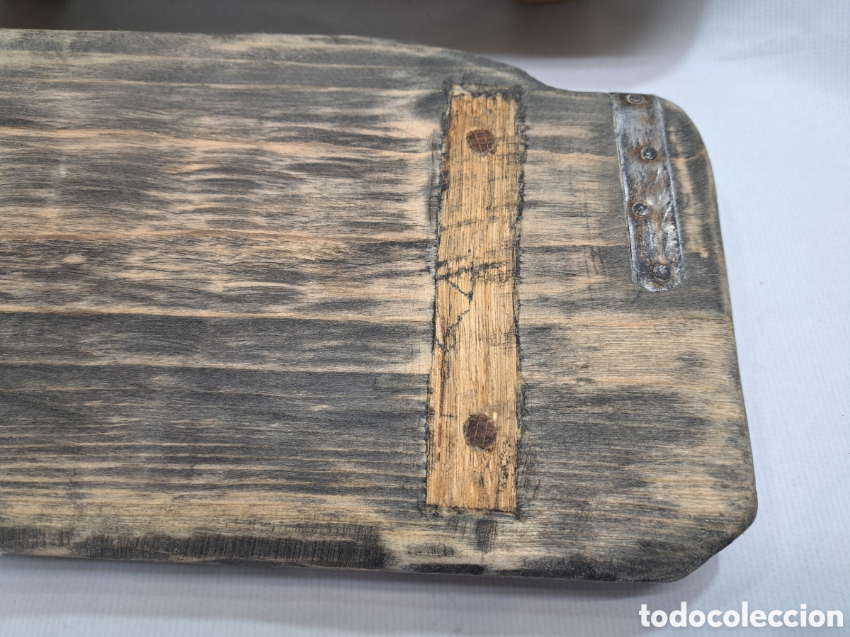 Antig&uuml;edades: Pareja de tablas de cocina r&uacute;sticas - Foto 10