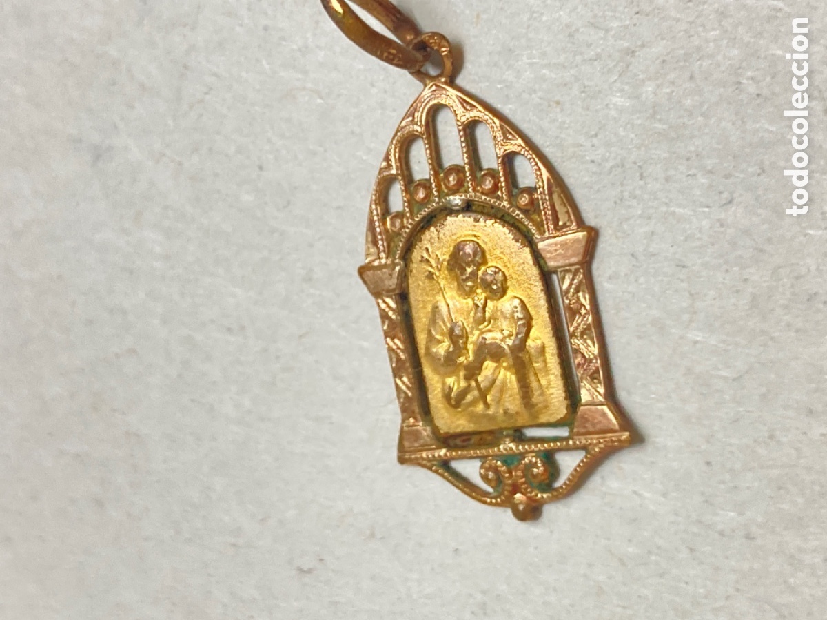 Antig&uuml;edades: Medalla de Sagrado de coraz&oacute;n de Jes&uacute;s - Foto 2