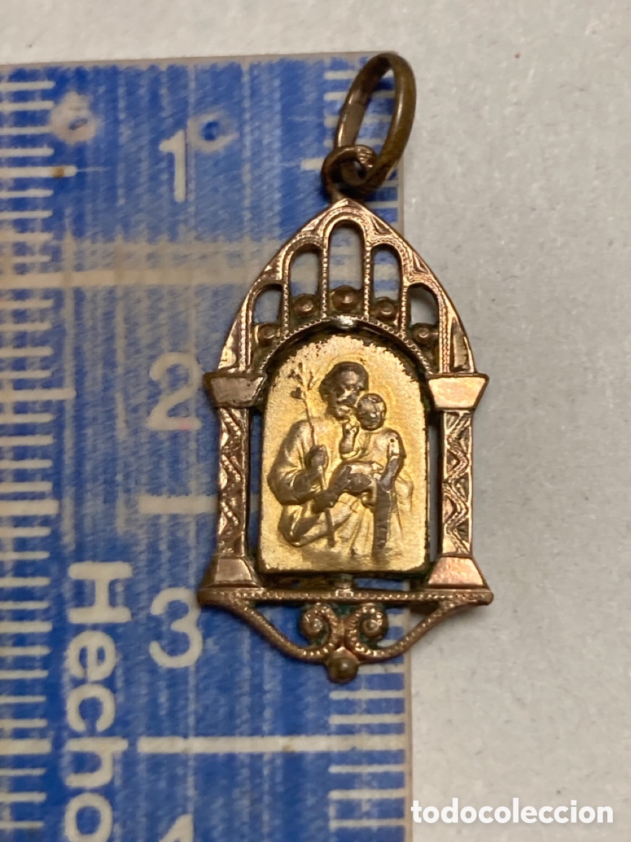 Antig&uuml;edades: Medalla de Sagrado de coraz&oacute;n de Jes&uacute;s - Foto 3
