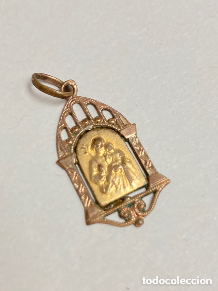 Antig&uuml;edades: Medalla de Sagrado de coraz&oacute;n de Jes&uacute;s - Foto 4