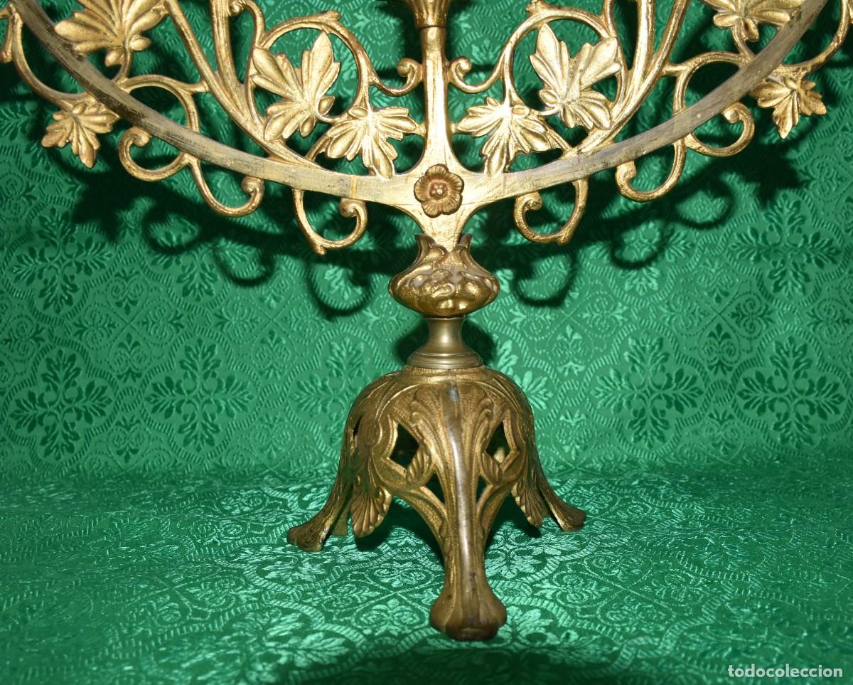 Antig&uuml;edades: Candelabro de estilo neog&oacute;tico, S. XIX - Foto 2