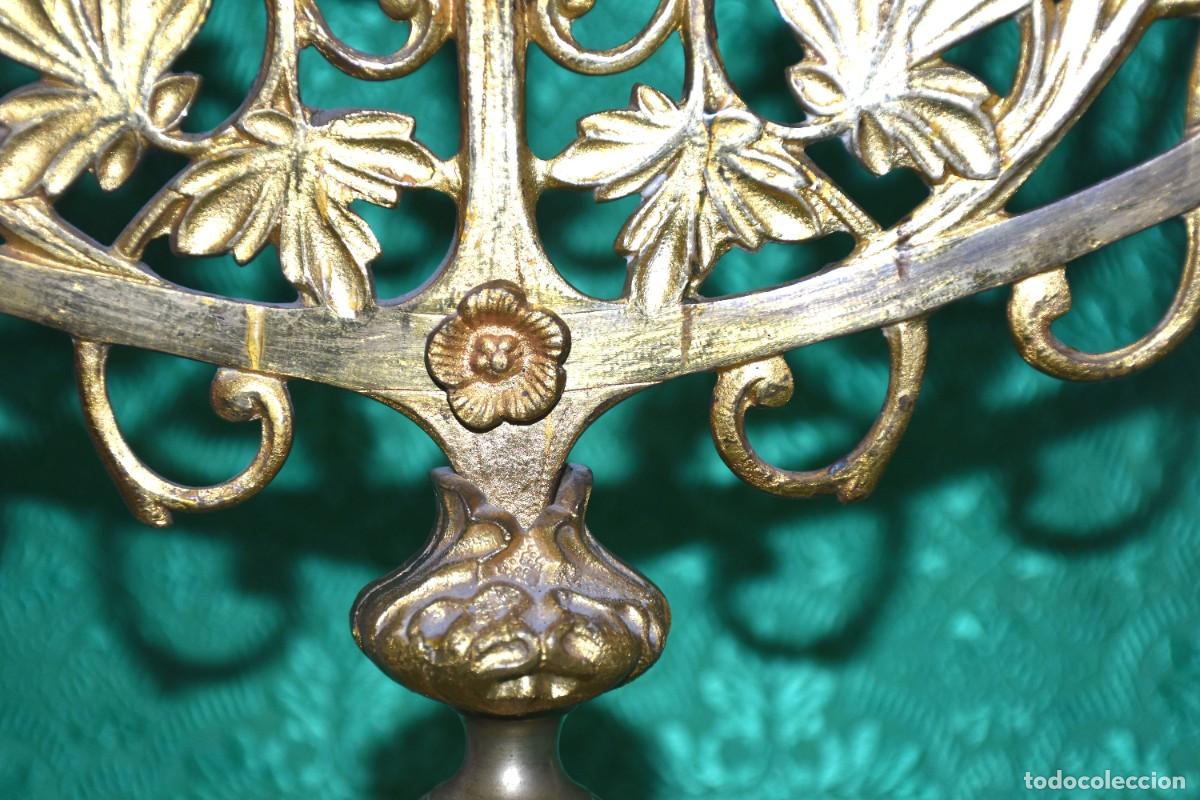 Antig&uuml;edades: Candelabro de estilo neog&oacute;tico, S. XIX - Foto 6