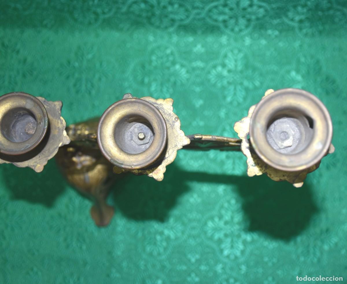 Antig&uuml;edades: Candelabro de estilo neog&oacute;tico, S. XIX - Foto 7