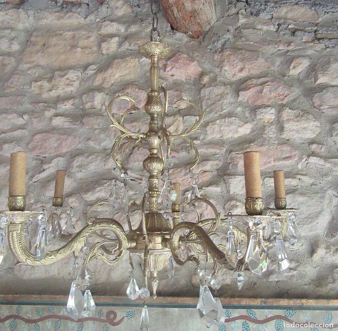 Antig&uuml;edades: LAMPARA antigua bronce - Foto 1