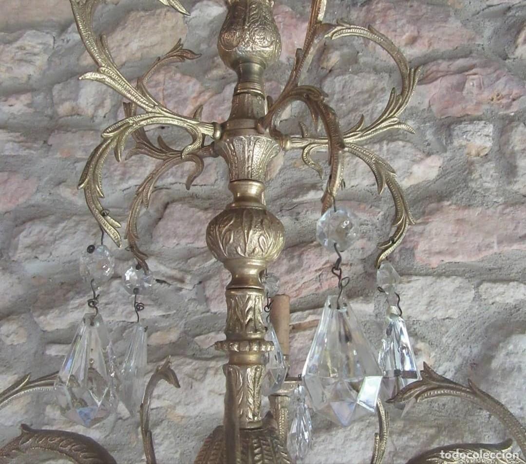 Antig&uuml;edades: LAMPARA antigua bronce - Foto 3