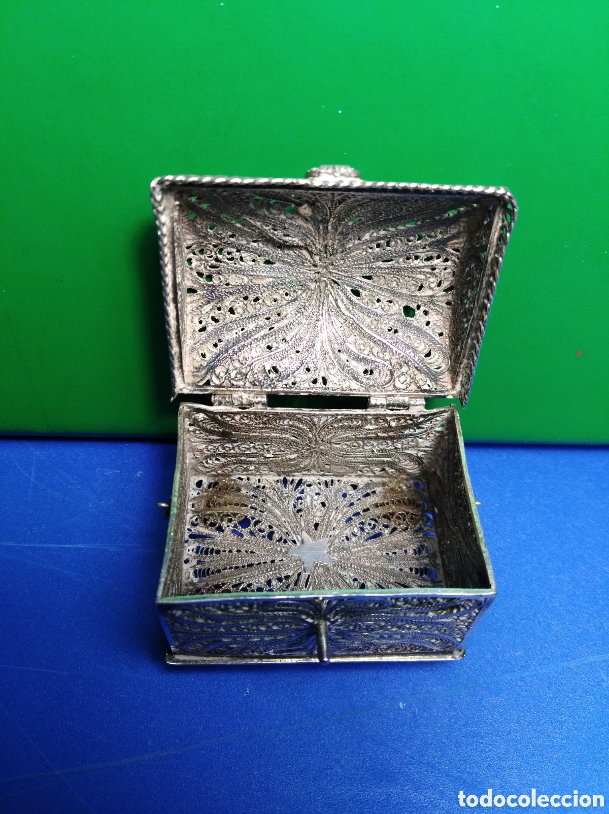 Antig&uuml;edades: Cofre con filigrana de plata - Foto 7