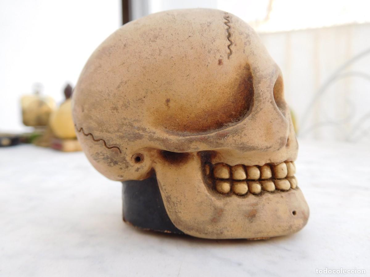 Antig&uuml;edades: Calavera antigua de barro - Foto 3