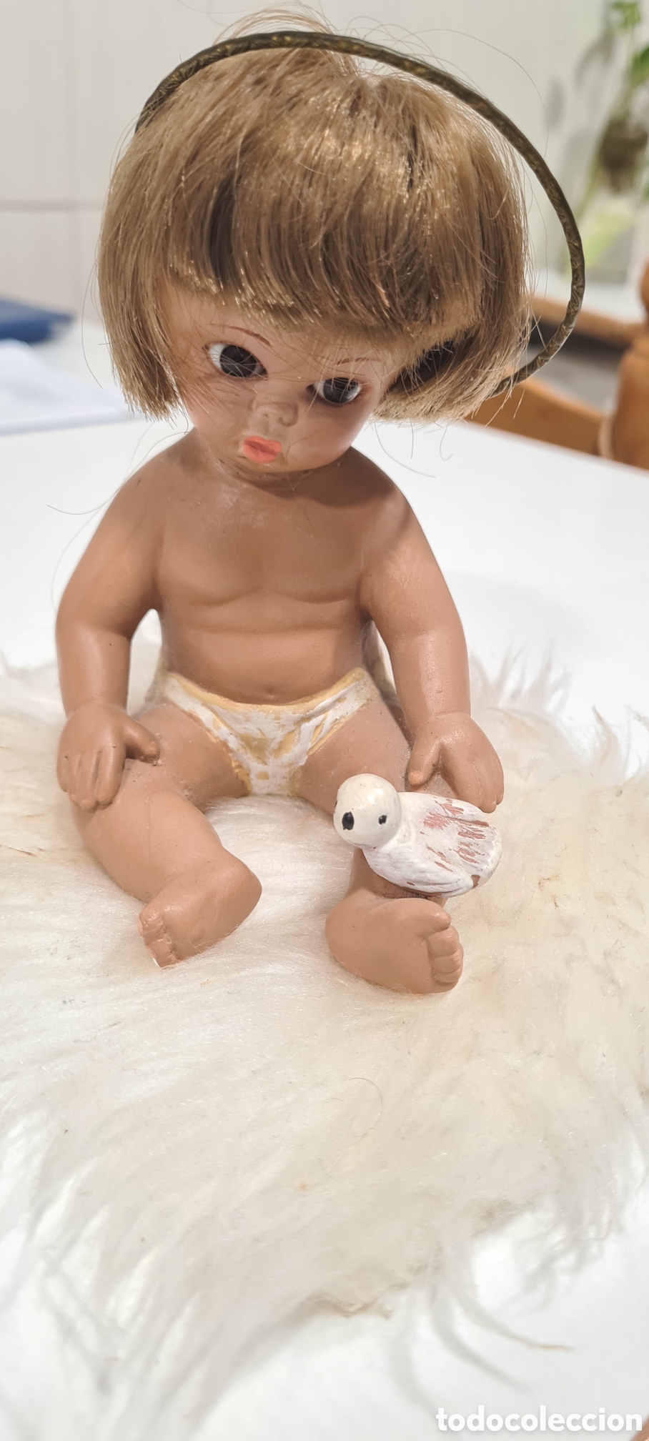 Antig&uuml;edades: Figura ni&ntilde;o Jes&uacute;s - Foto 1