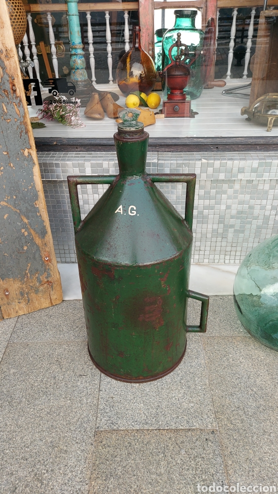 Antig&uuml;edades: Aceitera industrial circa 1930 - Foto 4