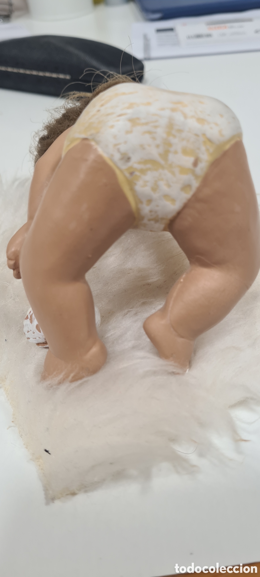 Antig&uuml;edades: Figura ni&ntilde;o Jes&uacute;s - Foto 2
