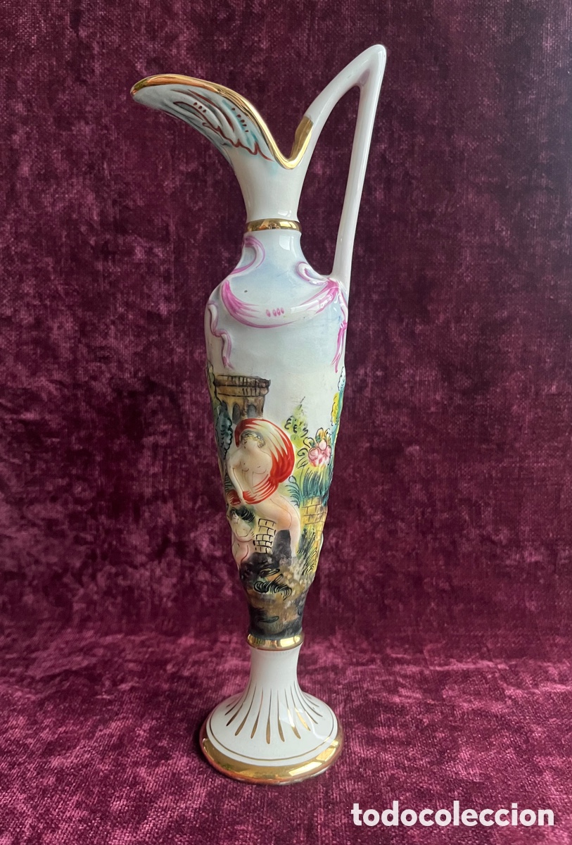 Antig&uuml;edades: Bonita Jarra Capodimonte - Foto 2