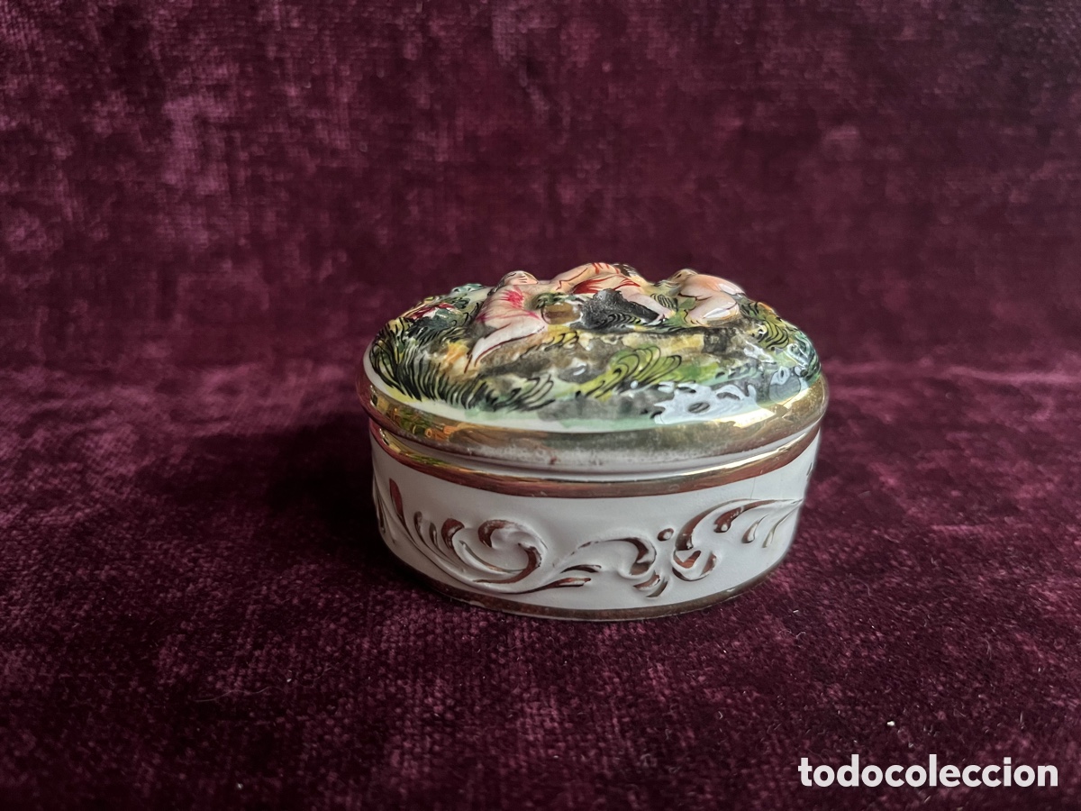 Antig&uuml;edades: Cajita Capodimonte - Foto 2