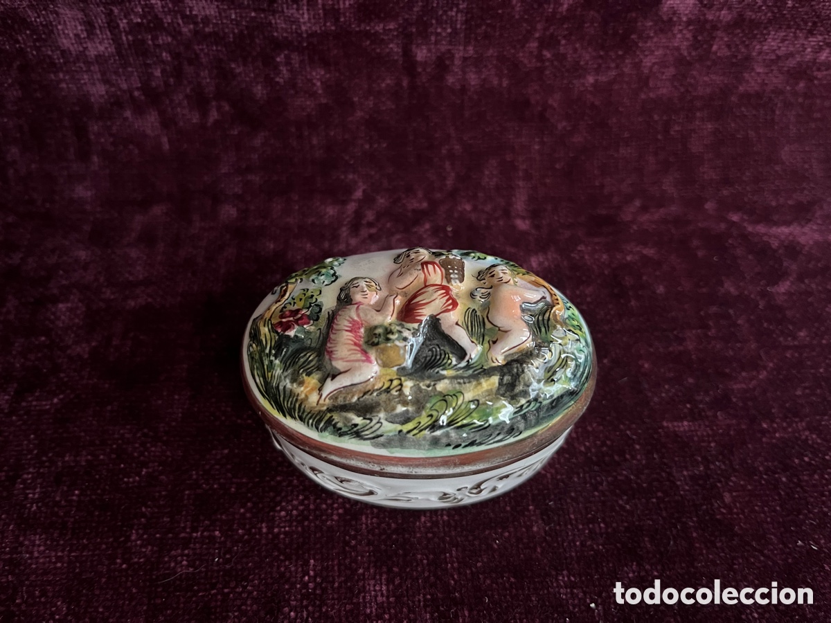 Antig&uuml;edades: Cajita Capodimonte - Foto 1