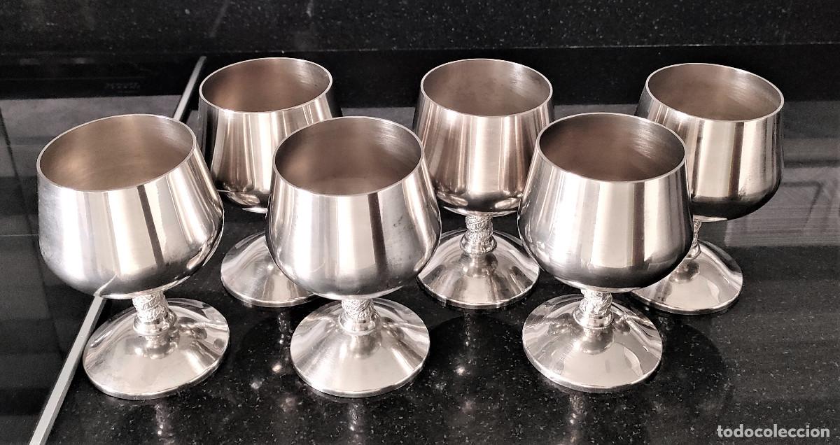 Antig&uuml;edades: 6 copas silver plated de Roma, S.L. E.S. - Foto 2