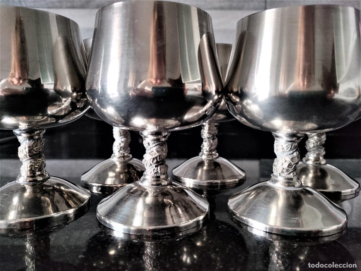 Antig&uuml;edades: 6 copas silver plated de Roma, S.L. E.S. - Foto 5