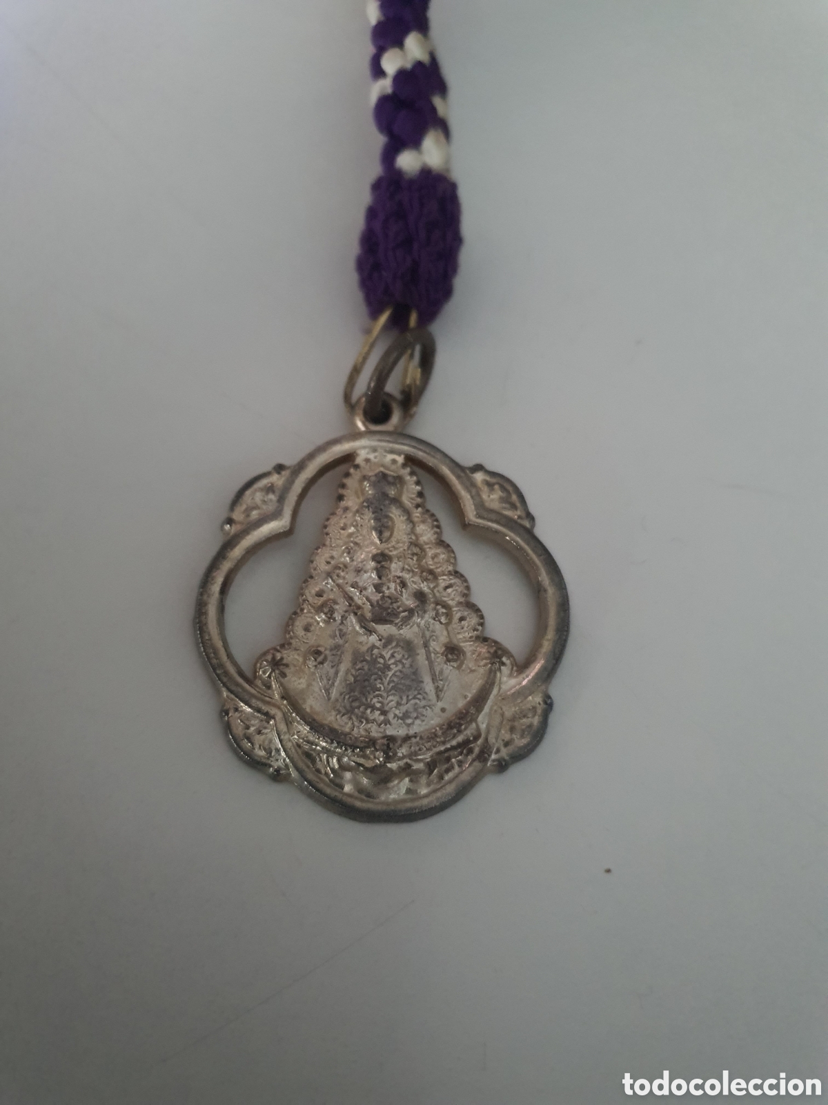 Antig&uuml;edades: medalla virgen del rocio - Foto 2