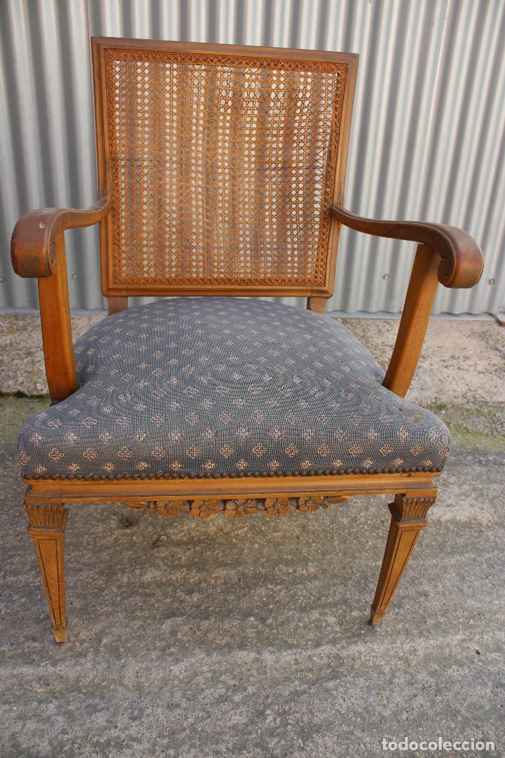 Antig&uuml;edades: sillon de rejilla - Foto 2